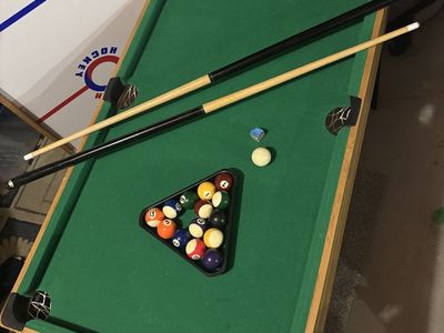 Multi-Game Table with Pool, Bowling, and Hockey