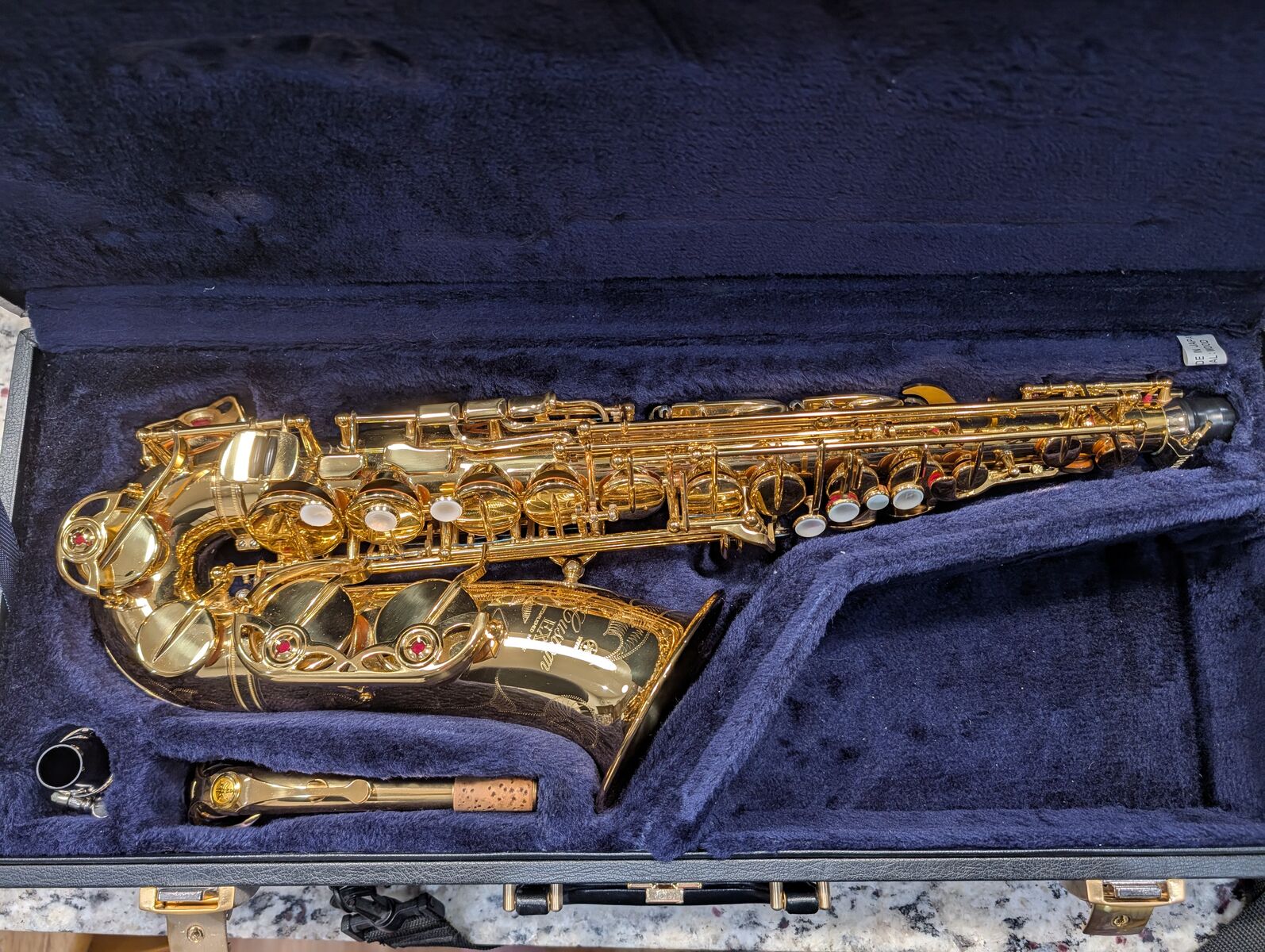 Yamaha Custom EX Alto Saxophone - YAS-875EX, ~2008, gold lacquer finish