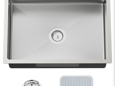 Stainless 27x22 Single Bowl Dimension, Top Mount
