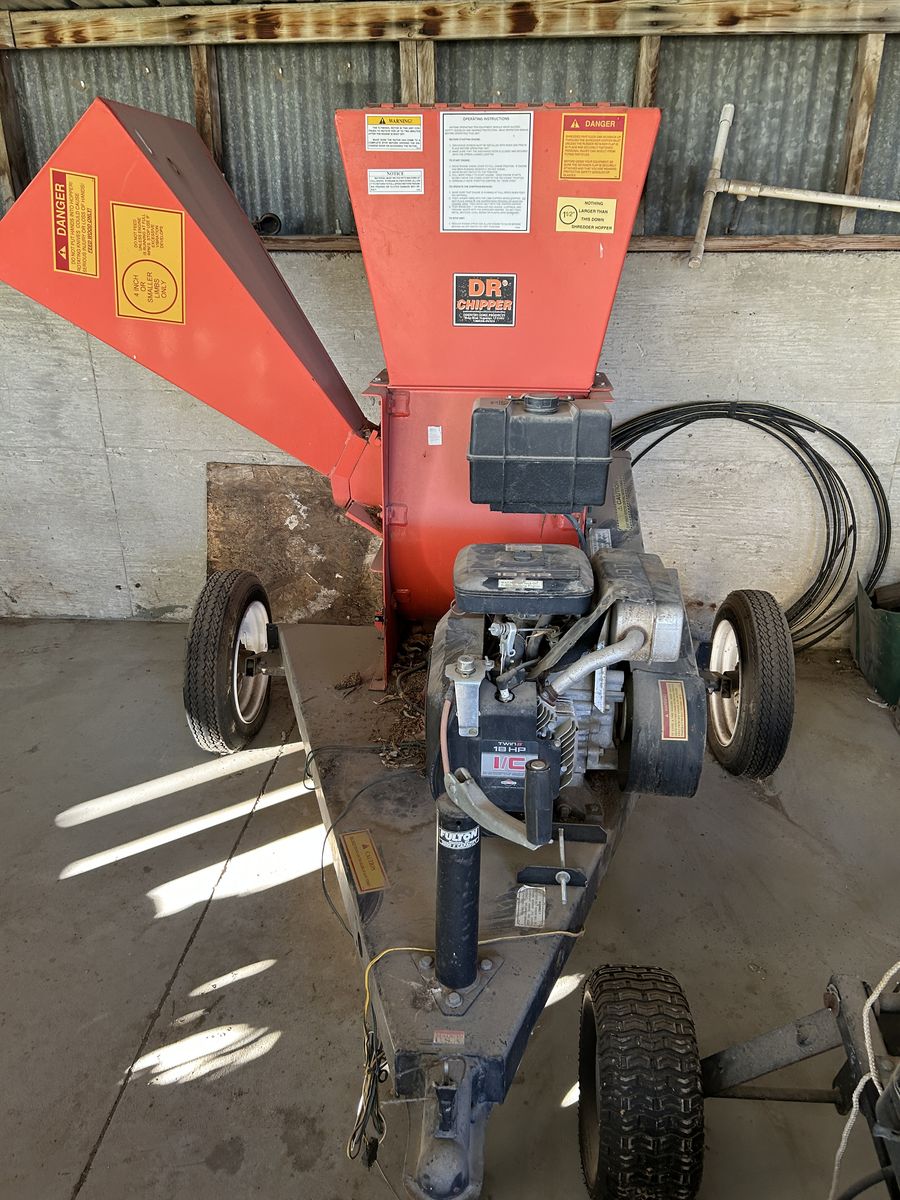 DR chipper and DR roto tiller