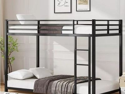 New - Twin over Twin Metal Bunk Bed.