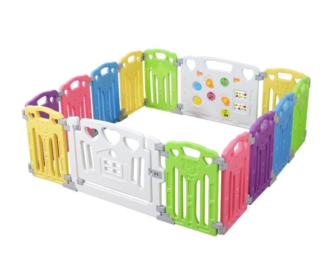 Baby Playpen (Multicolour, Classic Set 14 Panel)