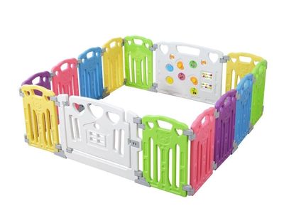 Baby Playpen (Multicolour, Classic Set 14 Panel)