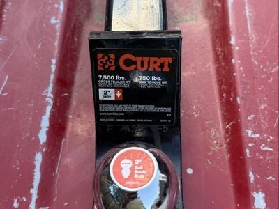 New Curt 2” hitch receiver truck trailer