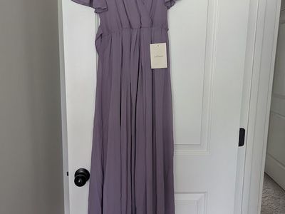 BRAND NEW Beautiful Lavendar Bohme Dress, Size Small. Great Bridesmaids Dress or Wedding Attire