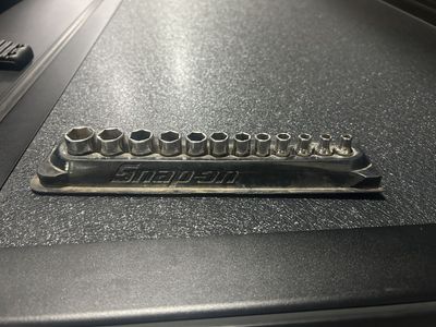 Snap on metric 1/4” drive sockets