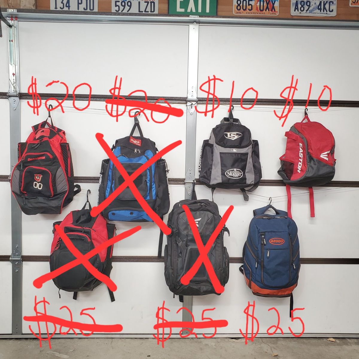 Baseball or Softball Backpacks