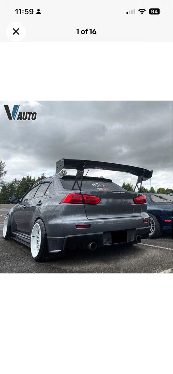 Custom Vland Tail Lights for Mitsubishi Lancer Evolution X 2009 - 2017 evo led