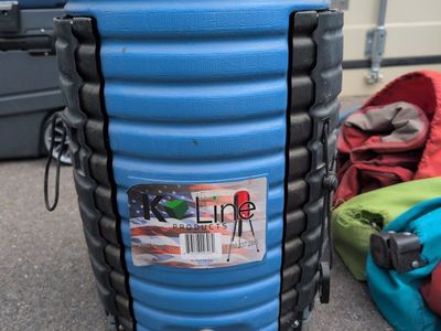 K-Line Products Blue 5-Gallon Water Cooler/Dispenser with Spigot - Portable Insulated Jug