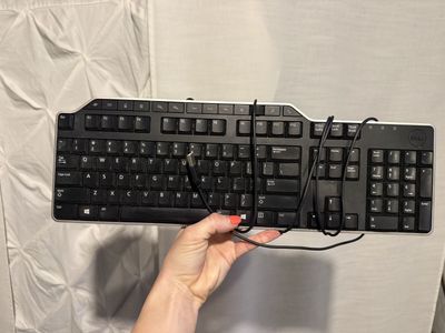 Dell USB Wired Keyboard - Black Standard QWERTY Layout