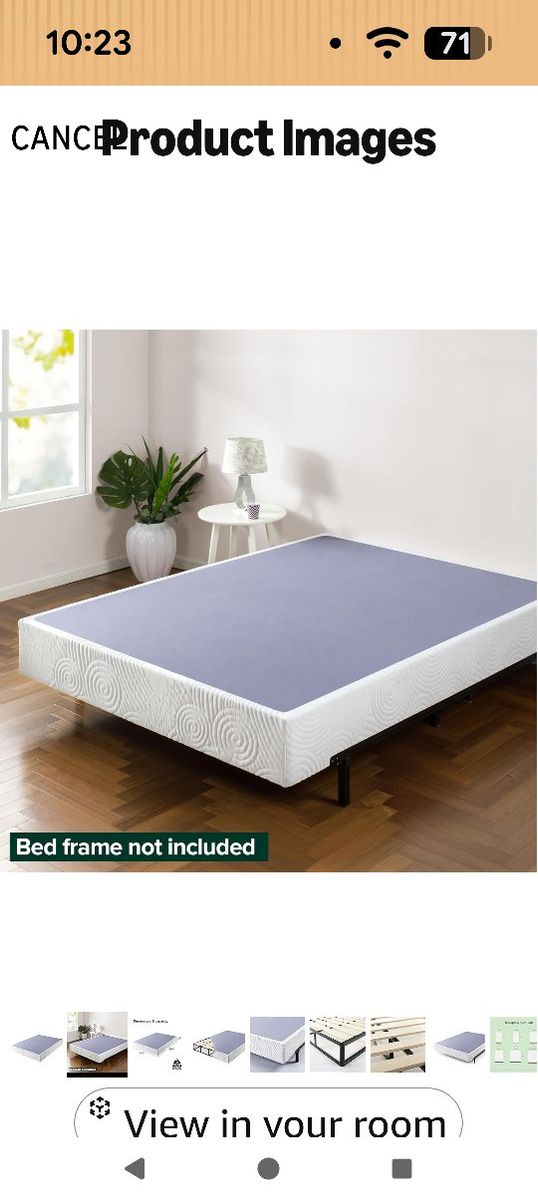 metal queen box spring