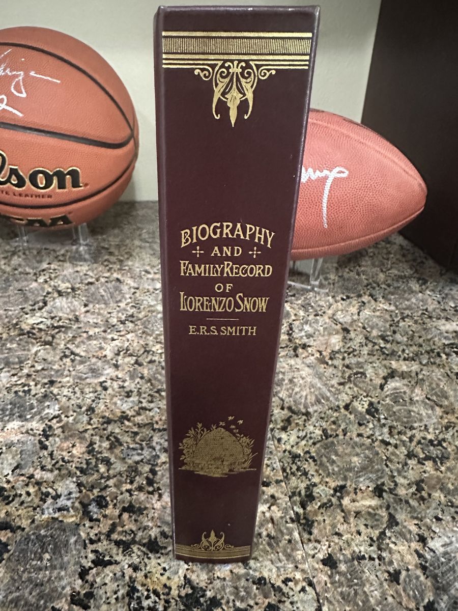 Biography and Family Record of Lorenzo Snow LDS Church Employee Gift Book