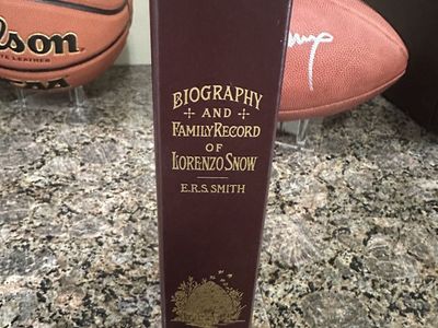 Biography and Family Record of Lorenzo Snow LDS Church Employee Gift Book