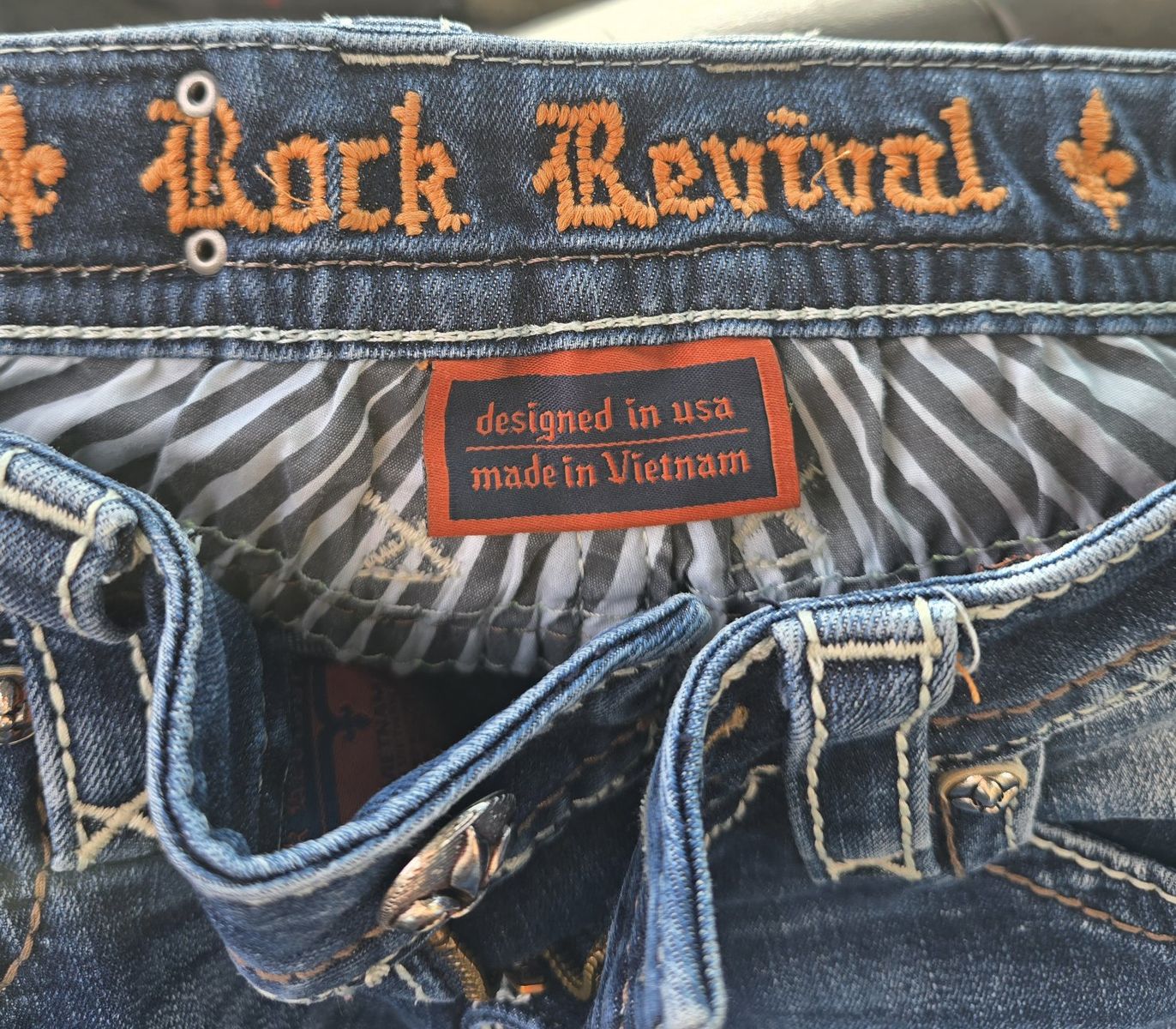 Rock Revival POSEY Skinny Jeans Women’s 26 Thick S