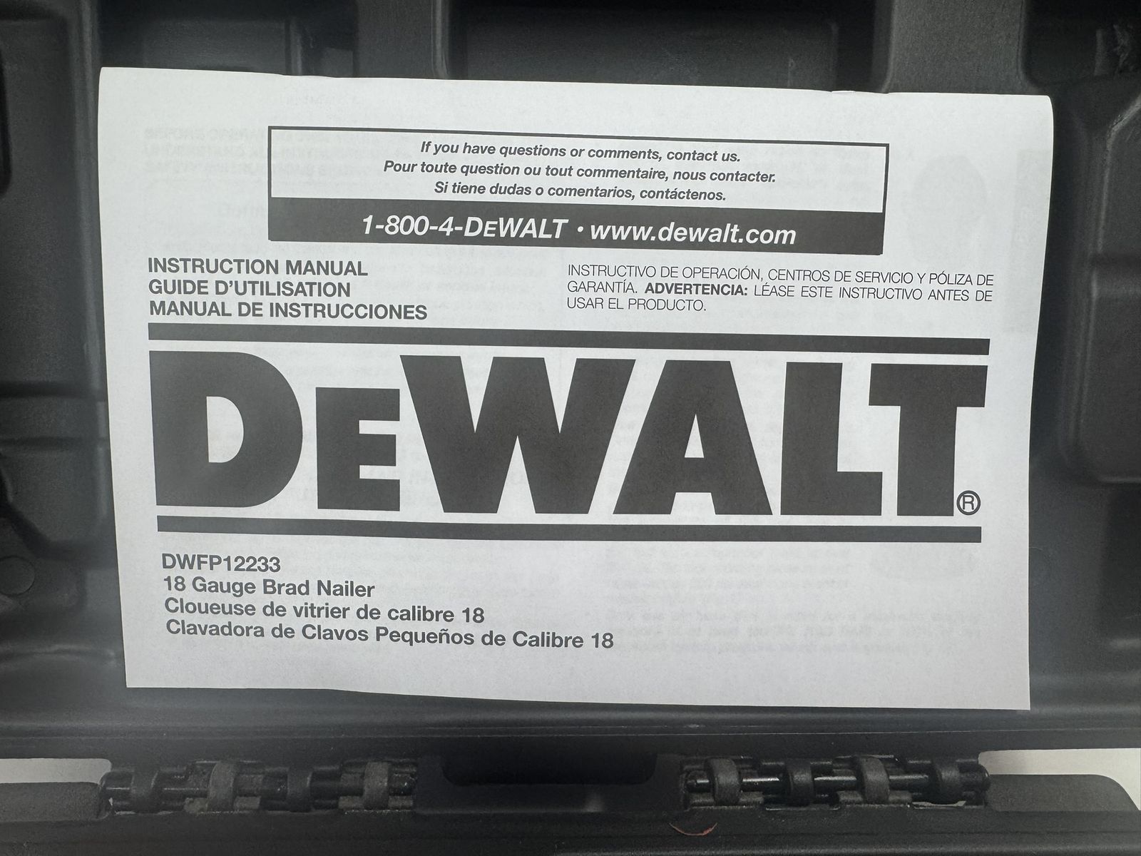 Dewalt Brad Nailer
