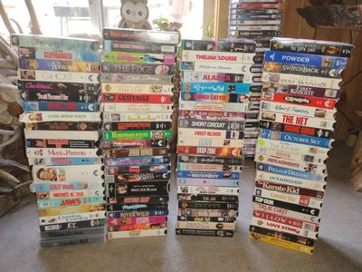 VHS movies/ 3 VHS Players