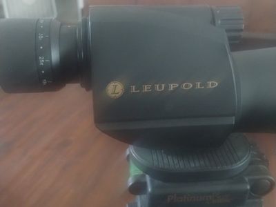 Leupold Spotting Scope, 100% Waterproof, with Carry Case and Platinum Plus Tripod