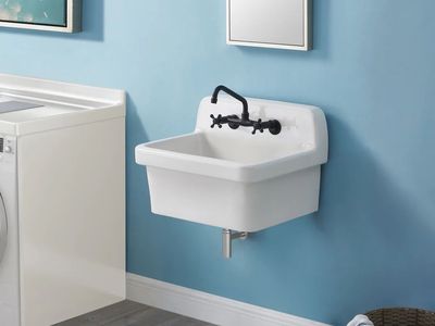 NEW Kingston Brass Doriteal 24” Ceramic Utility / Farmhouse Sink – $650 OBO