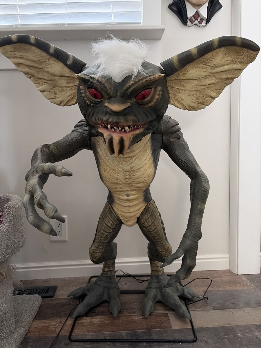 Halloween Stripe Gremlin Prop