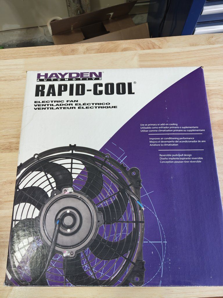 Hayden Rapid-Cool 3680 Universal 12" Electric Cooling Fan Kit - New $50