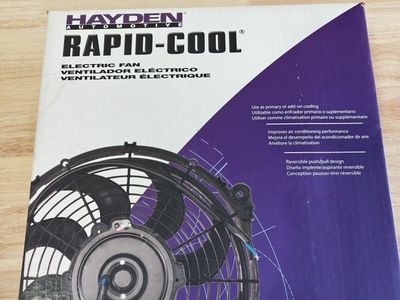 Hayden Rapid-Cool 3680 Universal 12" Electric Cooling Fan Kit - New $50