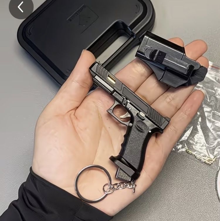 Keychain Novelty Miniature Gun