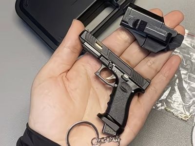 Keychain Novelty Miniature Gun