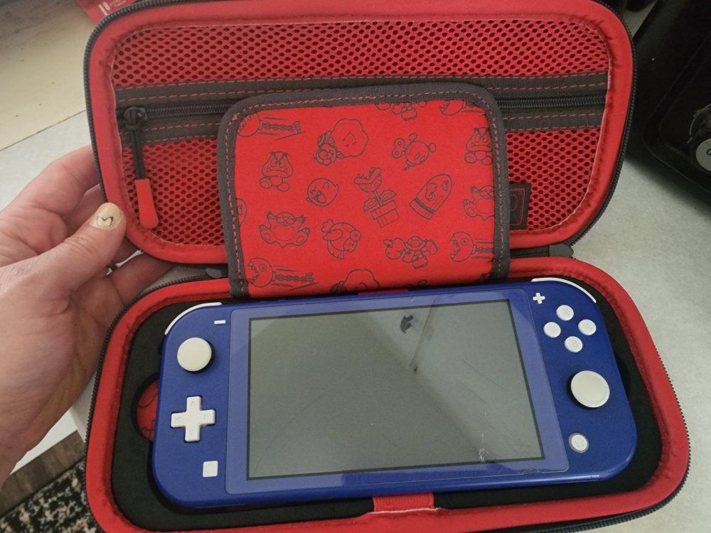 Nintendo switch lite + case