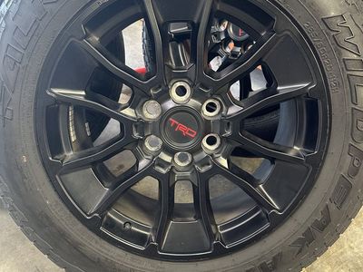 20" Toyota Tundra TRD Wheels with Fallen Wildpeak A/T tires 265/60/R20 will fit Gen 4 Tundra, Tacoma, 4 runner