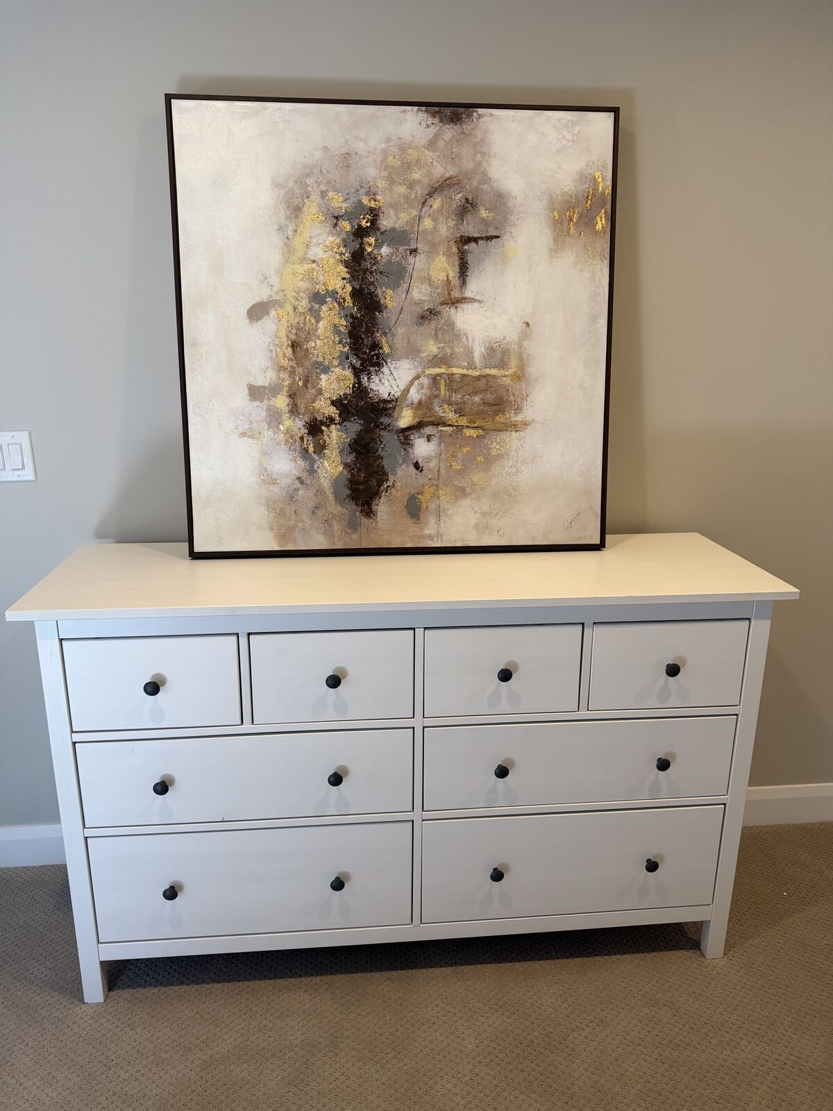 Brown and Gold Art Piece