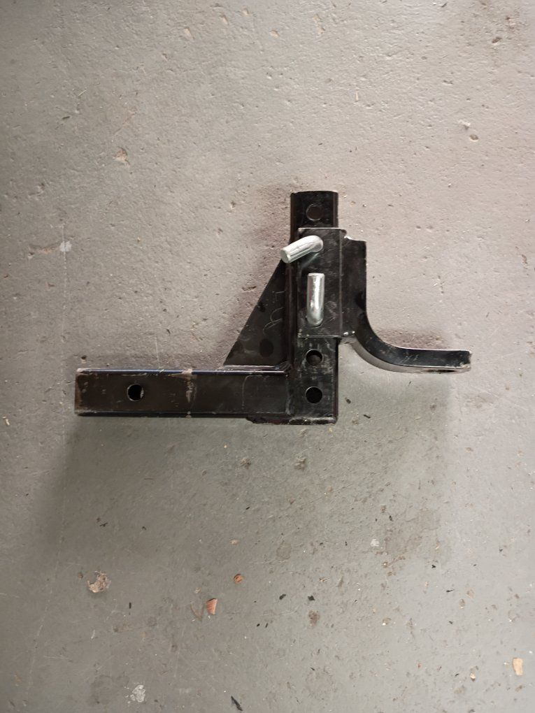 MAXXHAUL 5-Position Adjustable Ball Mount Hitch with 2" Shank - Towing Receiver