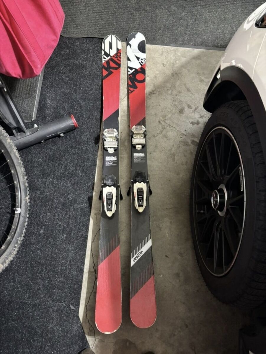 Volkl Mantra 158 cm and marker bindings