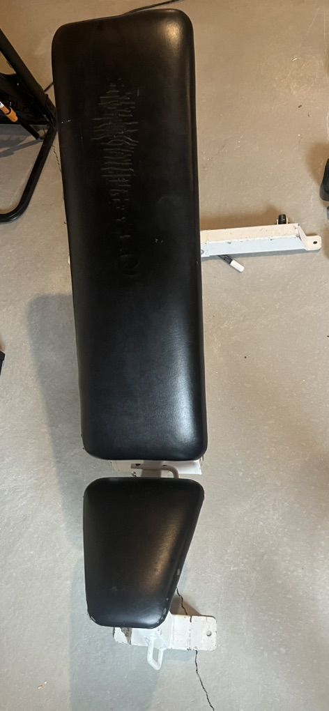 Weight Bench And Dumbbells