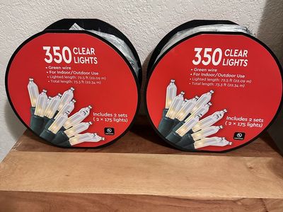 New Clear Christmas Lights