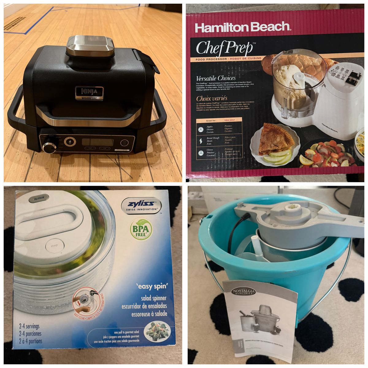 Variety of small kitchen appliances And Tools