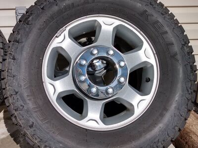 2012 F350 stock wheels and tires. 8x170