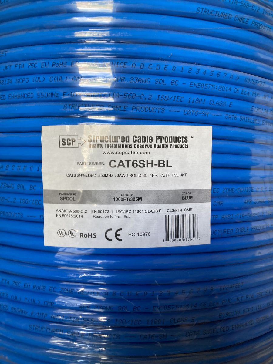 Structures Cable Products 1000 feet cat 6