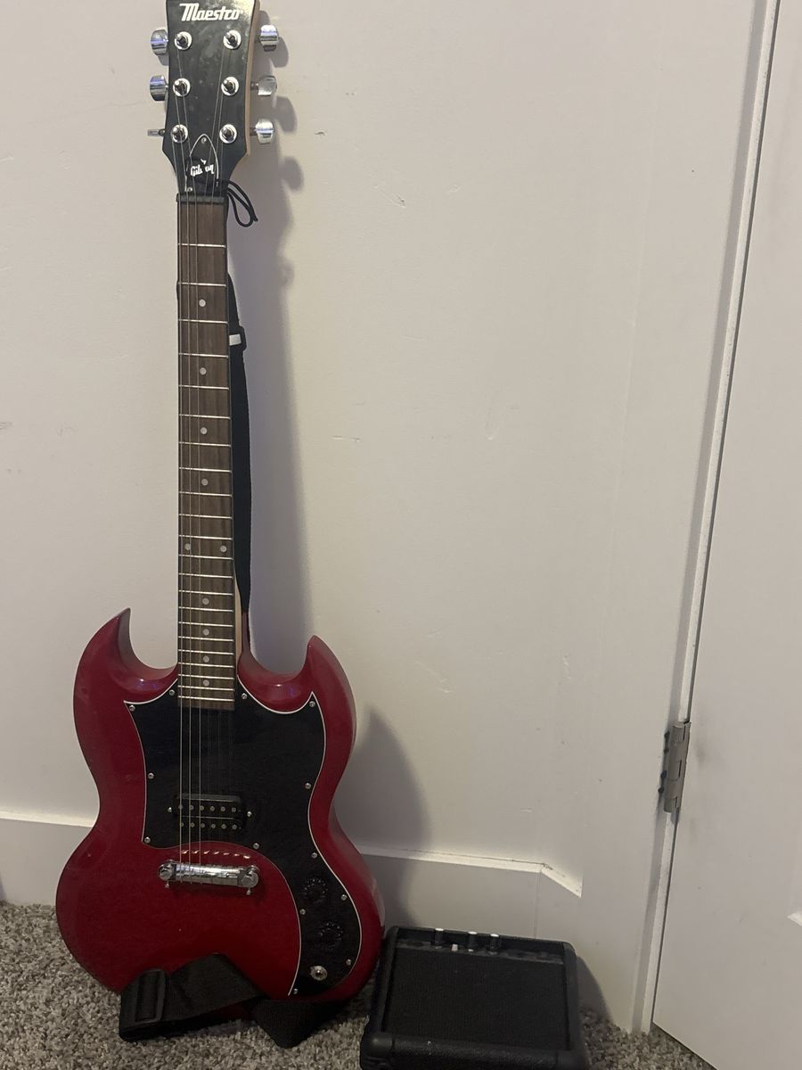 Maestro by Gibson SG Standard Electric Guitar - Red