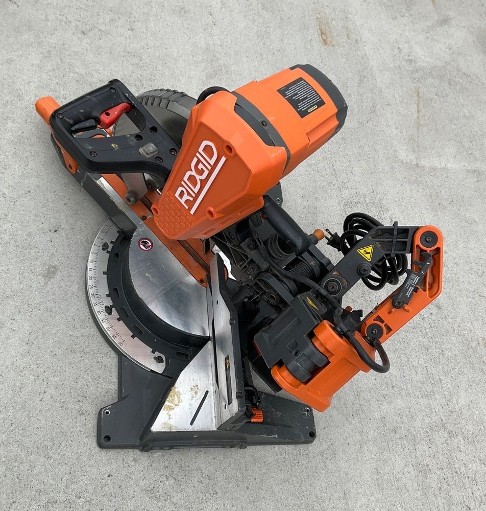 RIDGID R4241 10 INCHES DUAL BEVEL MITER SAW