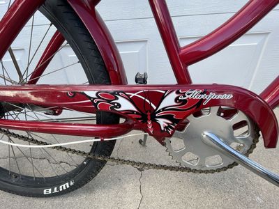 Felt beach cruiser