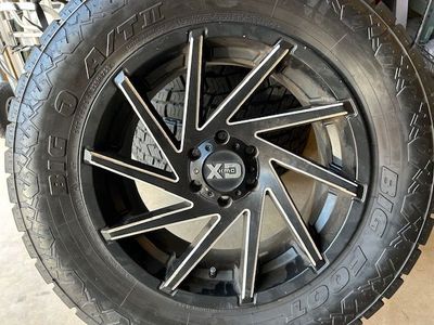 Barely used wheels and tires. Came off a 2017 Ford F150 FX4.