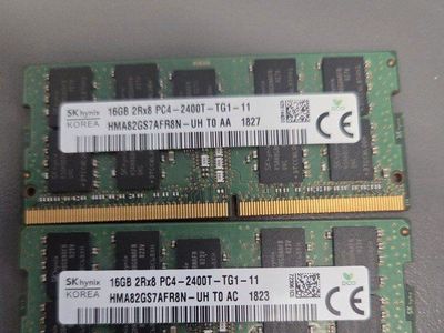 ddr4 sodimm 2400T 16gb sticks