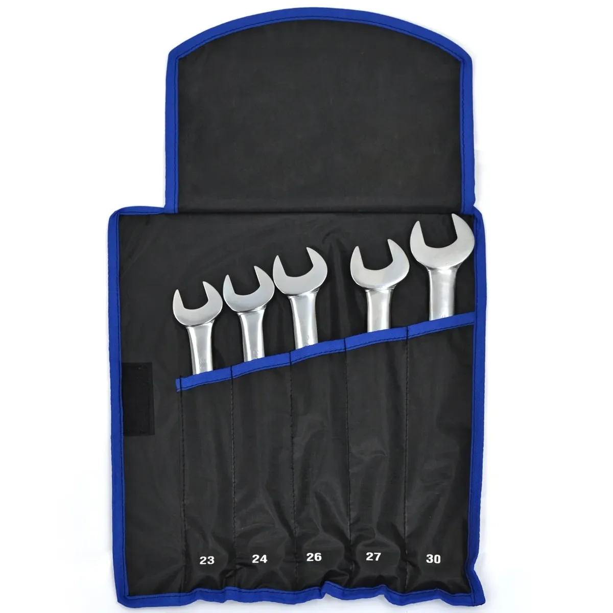 Hyper Tough 10-Piece SAE / Metric Jumbo Combination Wrench Set
