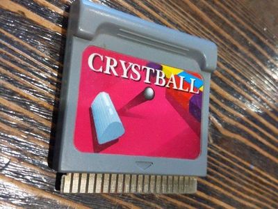 Vintage 90s Crystball Retro Handheld Video Game Cartridge