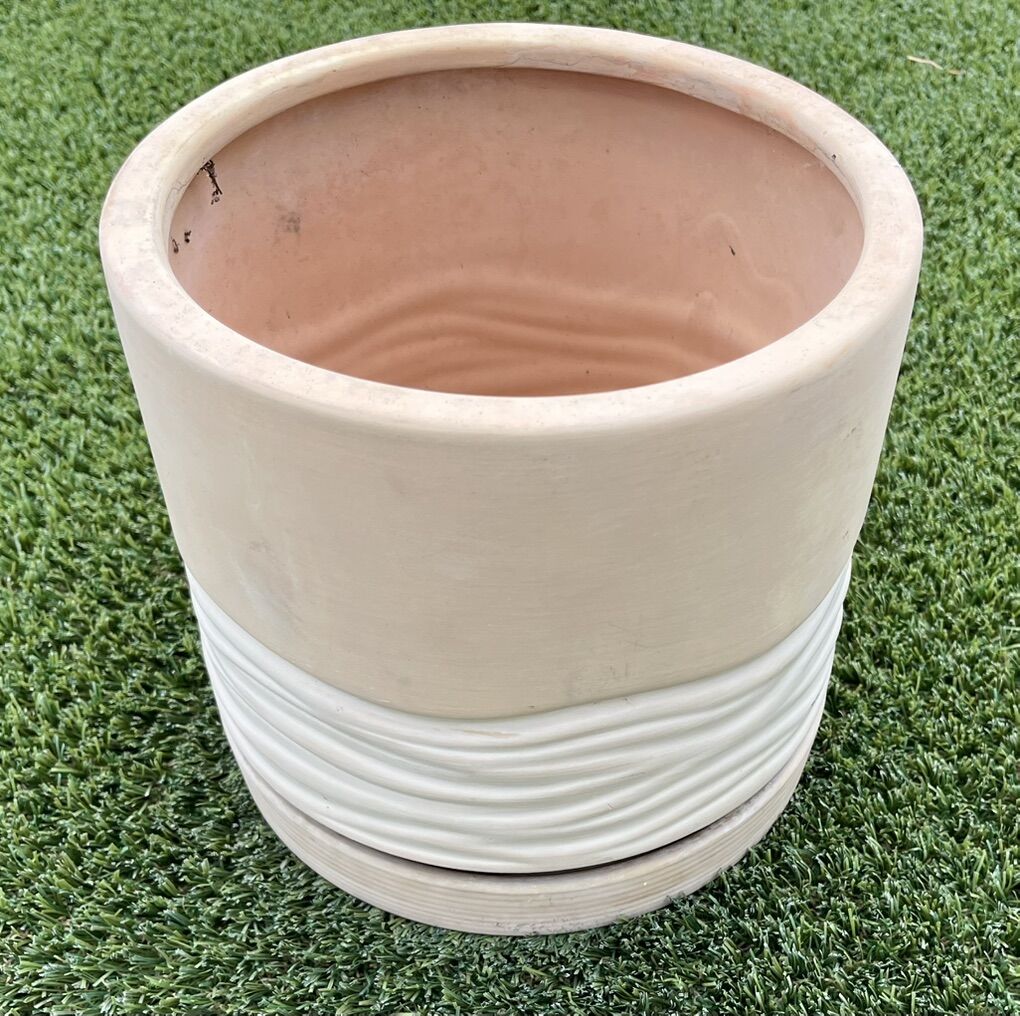 Terracotta Planter/Flower Pot With Saucer.