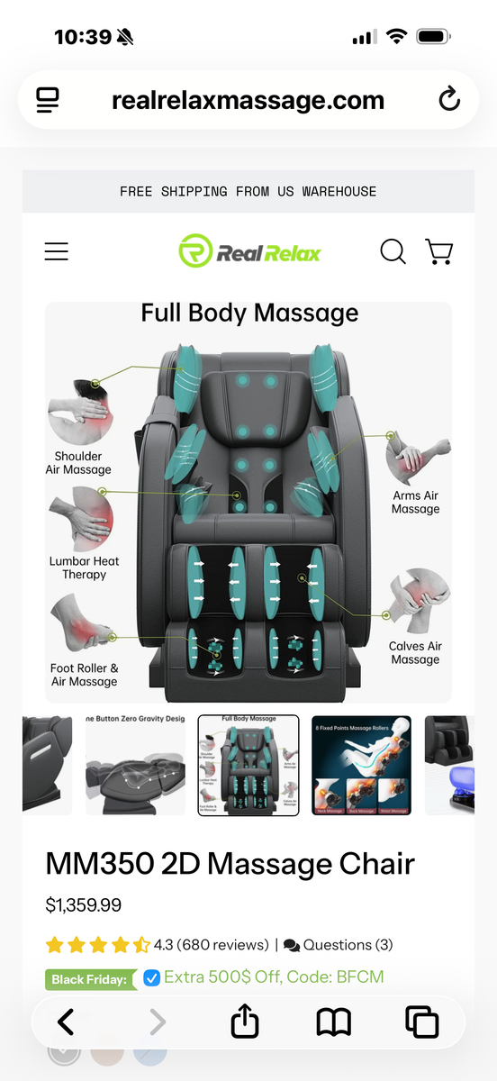 RealRelax Massage Chair