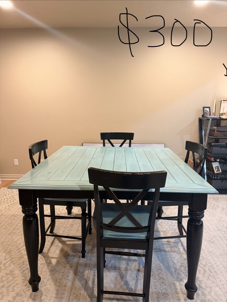 Table and stools