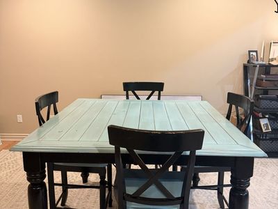 Table and stools