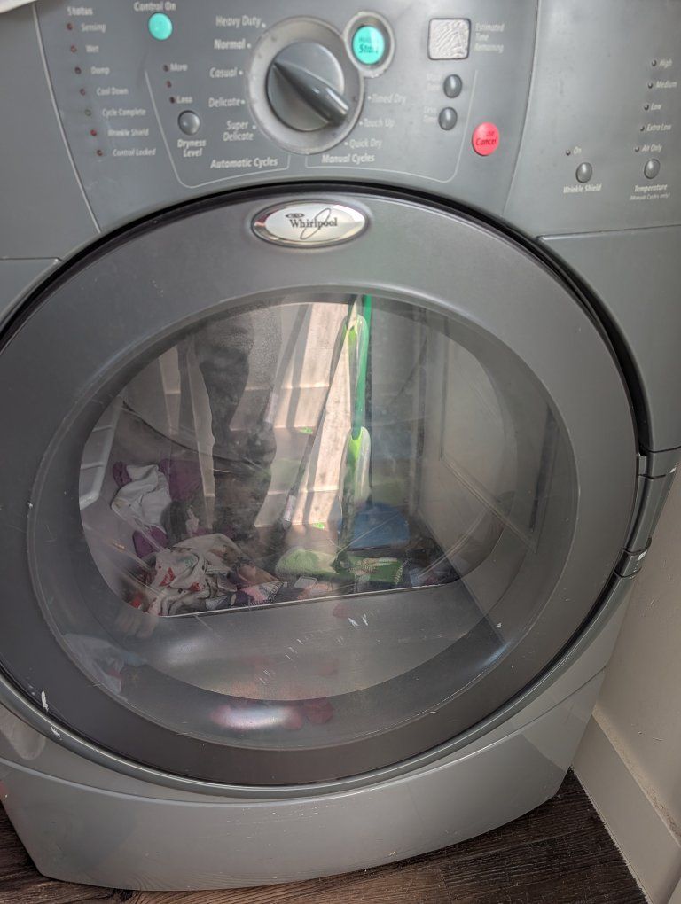 Whirlpool Duet Sport Front Load Electric Dryer - Gray, Wrinkle Shield