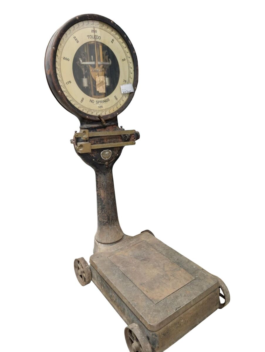Antique Industrial Toledo No Springs Scale